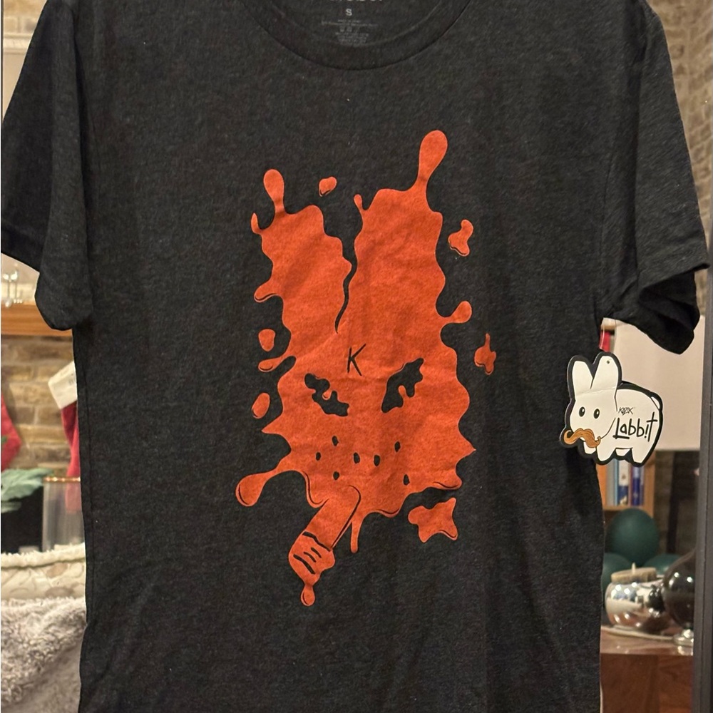 Near Vintage Kidrobot x Frank Kozik Splatter Labbit Graphic Tee